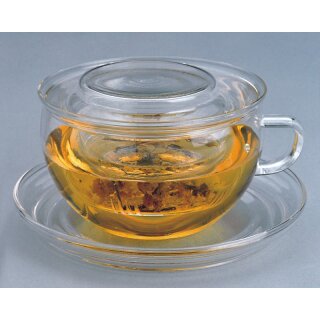 Trendglas Jena TEA TIME G Teetasse mit Glasfilter | 0,4 l