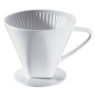 Cilio Kaffeefilter aus Keramik | weiß | Größe 6