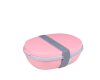 Mepal Duo Lunchbox Ellipse in nordic pink