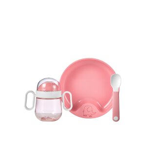 Mepal Babygeschirr-Set MIO deep pink | 3 tlg.