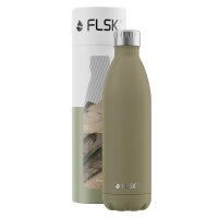 FLSK Edelstahl Isolierflasche khaki 750 ml
